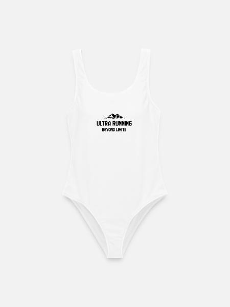 Ultra Running - Jenseits der Grenzen - Frauen Badeanzug - Weiß