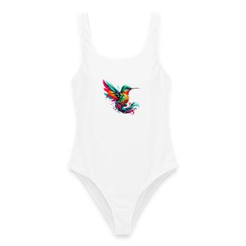 Colibri - Maillot de bain femme - blanc - Devant - AI Model Female 172 dark (172cm)