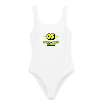 Hauts-Alpin râleur - Maillot de bain femme - blanc - Devant - AI Model Female 172 dark (172cm)