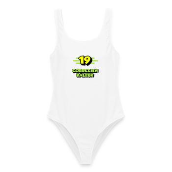 Correzien râleur - Maillot de bain femme - blanc - Devant - AI Model Female 172 dark (172cm)