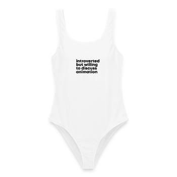 Animation Animation Animation - Women's Swimsuit - white - Front - AI Model Female 172 dark (172cm)