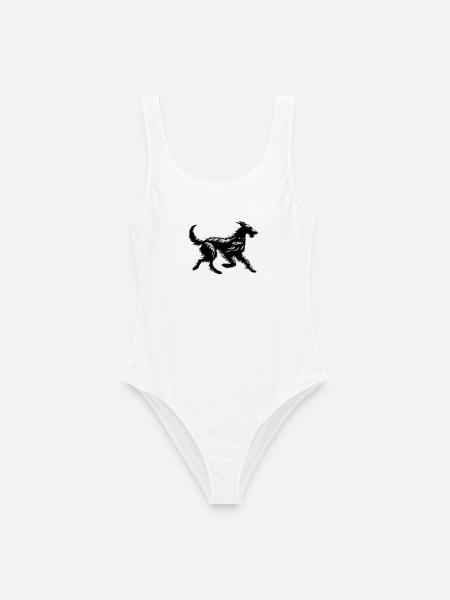 Scottish Deerhound - Frauen Badeanzug - Weiß