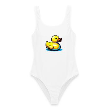 Duckling Duck Duck Duck - Women's Swimsuit - white - Front - AI Model Female 172 dark (172cm)