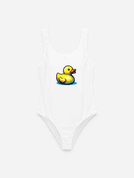 Duckling Duck Duck Duck - Women's Swimsuit - white