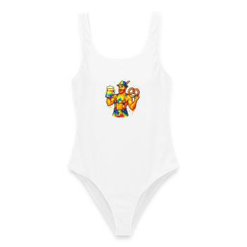 pride bavarian - Women's Swimsuit - white - Front - AI Model Female 172 dark (172cm)