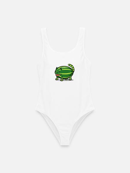 Catermelon - Frauen Badeanzug - Weiß