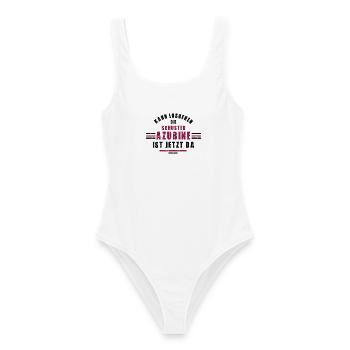 Apprenti Cordonnier Formation en apprentissage Cordonnier - Maillot de bain femme - blanc - Devant - AI Model Female 172 dark (172cm)