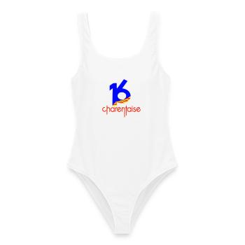 Département 16 charentaise - Maillot de bain femme - blanc - Devant - AI Model Female 172 dark (172cm)