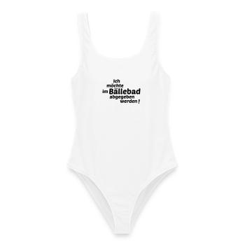 Baellebad - Maillot de bain femme - blanc - Devant - AI Model Female 172 dark (172cm)