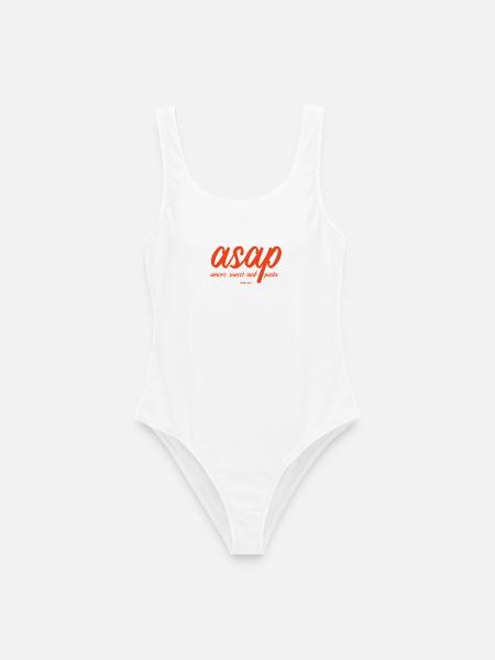 ASAP - Amore Sunset and Pasta - Frauen Badeanzug - Weiß