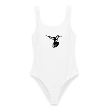 Colibri - Maillot de bain femme - blanc - Devant - AI Model Female 172 dark (172cm)