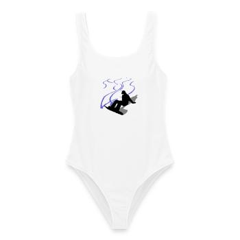 Planche à neige - Maillot de bain femme - blanc - Devant - AI Model Female 172 dark (172cm)