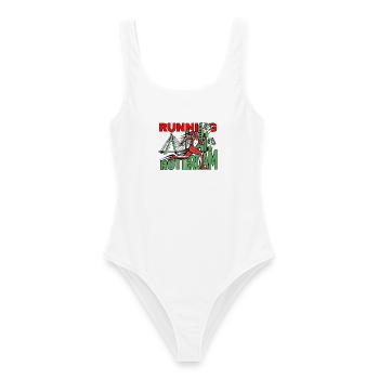 Runner Rotterdam CityRun - Women's Swimsuit - white - Front - AI Model Female 172 dark (172cm)