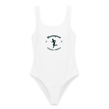 Hertz Sport - Maillot de bain femme - blanc - Devant - AI Model Female 172 dark (172cm)