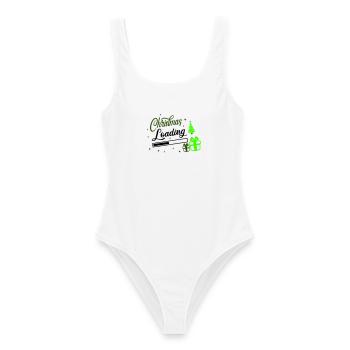 Chargement de Noël - Maillot de bain femme - blanc - Devant - AI Model Female 172 dark (172cm)