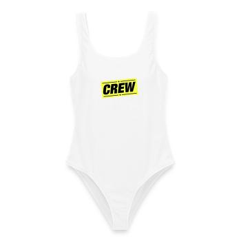 crew - Women's Swimsuit - white - Front - AI Model Female 172 dark (172cm)