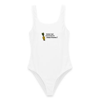 Toujours quelque chose de frais - Maillot de bain femme - blanc - Devant - AI Model Female 172 dark (172cm)