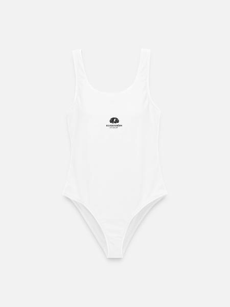Klugscheißen ist Macht – Statement Shirt - Frauen Badeanzug - Weiß