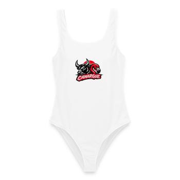 Camargue - Maillot de bain femme - blanc - Devant - AI Model Female 172 dark (172cm)