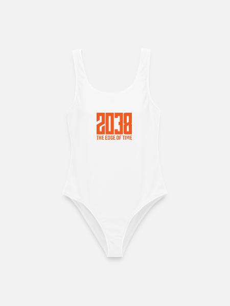 2038 - The Edge of Time - Frauen Badeanzug - Weiß