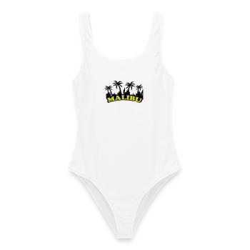 Malibu Skyline - Maillot de bain femme - blanc - Devant - AI Model Female 172 dark (172cm)