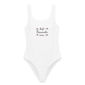 Meilleur ambulancier du monde - Maillot de bain femme - blanc - Devant - AI Model Female 172 dark (172cm)