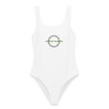 Depensière  - Maillot de bain femme - blanc - Devant - AI Model Female 172 dark (172cm)