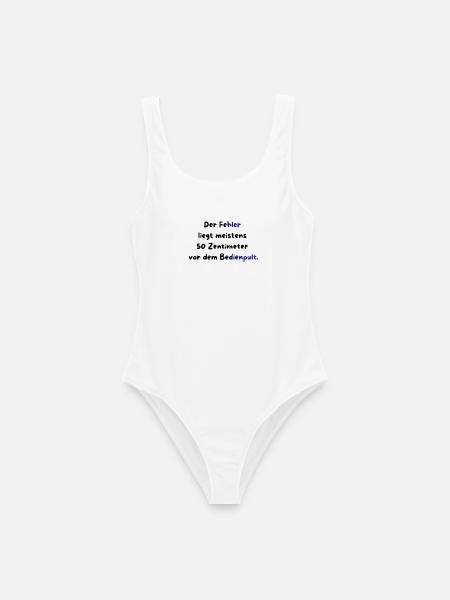 Instandhaltung T-Shirt Lustiges Geschenk Handwerk! - Frauen Badeanzug - Weiß
