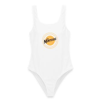 La Menteuse - Maillot de bain femme - blanc - Devant - AI Model Female 172 dark (172cm)