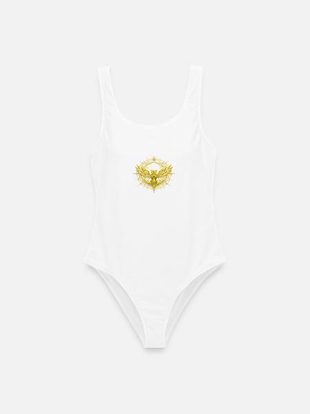 Phoenix Gold Metatron Totem - Frauen Badeanzug - Weiß