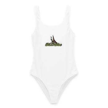 Wild & Wise Nature Crest - Women's Swimsuit - white - Front - AI Model Female 172 dark (172cm)