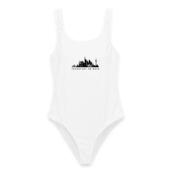 Skyline Frankfurt am Main - Frauen Badeanzug - Weiß - Vorne - AI Model Female 172 dark (172cm)