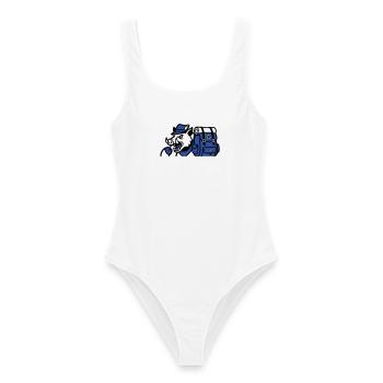 Wild Boar Backpack Logo - Women's Swimsuit - white - Front - AI Model Female 172 dark (172cm)