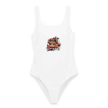 die_tut_nichts_-_Personalized_Teacher_Classroom - Frauen Badeanzug - Weiß - Vorne - AI Model Female 172 dark (172cm)