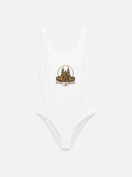 Buen Camino 2027 Kathedrale Santiago - Frauen Badeanzug - Weiß