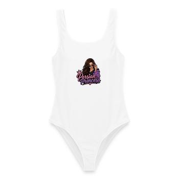 Persian princess Glamour - Frauen Badeanzug - Weiß - Vorne - AI Model Female 172 dark (172cm)