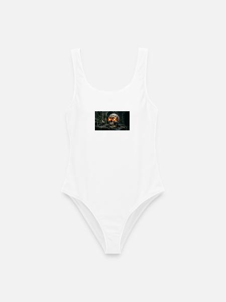 Halloween für alle - Frauen Badeanzug - Weiß