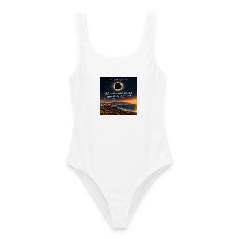 Ecllipse Tarifa 2027 - Frauen Badeanzug - Weiß - Vorne - AI Model Female 172 dark (172cm)