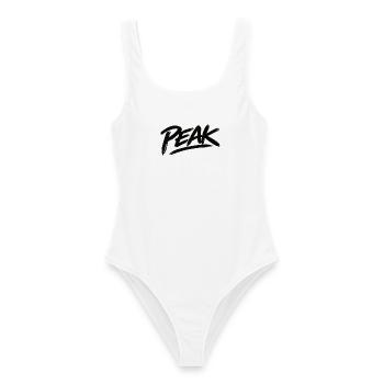 Peak Trend - Frauen Badeanzug - Weiß - Vorne - AI Model Female 172 dark (172cm)