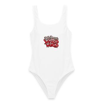 Bella Donna Wicked World - Frauen Badeanzug - Weiß - Vorne - AI Model Female 172 dark (172cm)