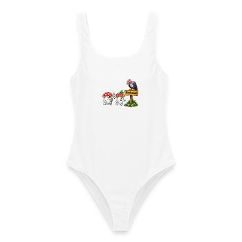 file_00000000b1ec820abd970f17cdd46cbd - Frauen Badeanzug - Weiß - Vorne - AI Model Female 172 dark (172cm)