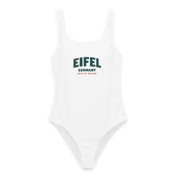 Eifel Wild By Nature - Frauen Badeanzug - Weiß - Vorne - AI Model Female 172 dark (172cm)