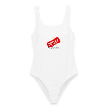 Steckdosen-Tag 70 % Rabatt - Frauen Badeanzug - Weiß - Vorne - AI Model Female 172 dark (172cm)