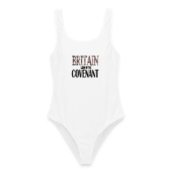 Covenant Black - Frauen Badeanzug - Weiß - Vorne - AI Model Female 172 dark (172cm)