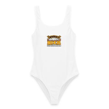 Whisky wie Bier Destilliert - Frauen Badeanzug - Weiß - Vorne - AI Model Female 172 dark (172cm)
