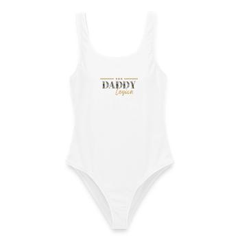 Daddy Legion - Frauen Badeanzug - Weiß - Vorne - AI Model Female 172 dark (172cm)