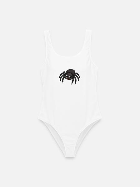 Süße Kawaii Spinne - Frauen Badeanzug - Weiß
