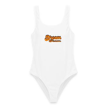 Dream Team Retro Style Design - Maillot de bain femme - blanc - Devant - AI Model Female 172 dark (172cm)