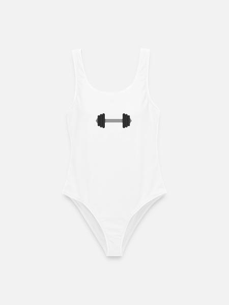 Dumbbell - Women's Swimsuit - white