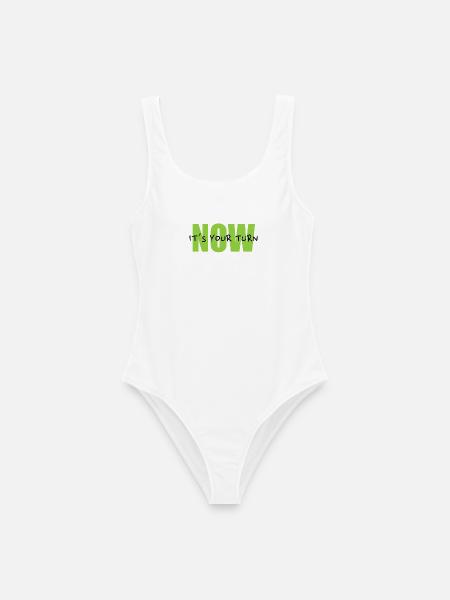 NOW – It´s your turn - Frauen Badeanzug - Weiß